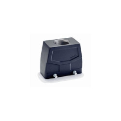 Capot 16B, Aluminium moulé sous pression, acier inoxydable, IP67, Sortie horizontale, M40